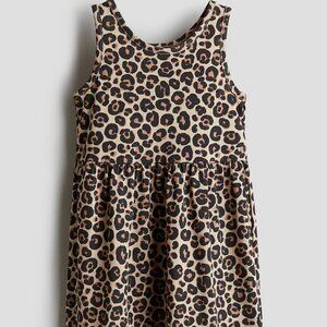 H&M Toddler's Leopard Print Sleeveless Dress/NWT/5T-6